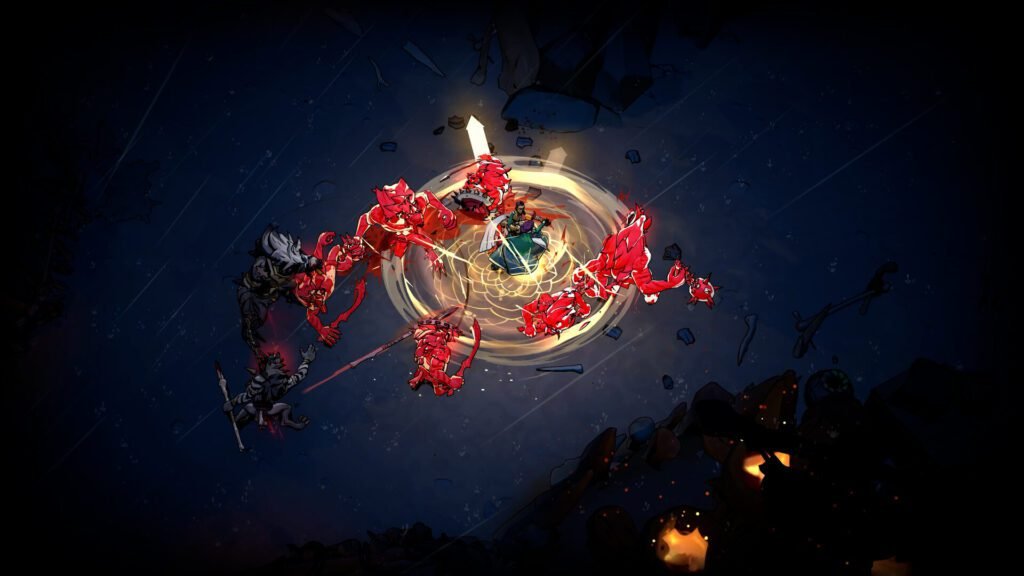 Romeo and Juliet perform their waltz ultimate in Ravenswatch DLC screenshot