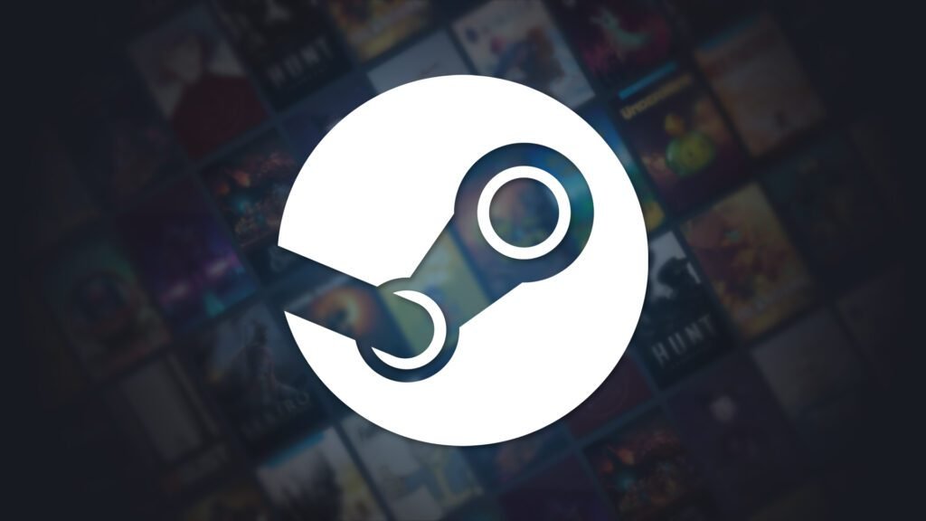 A screenshot of the Steam platform interface, showing the store page with various game listings, categories, and a search bar.