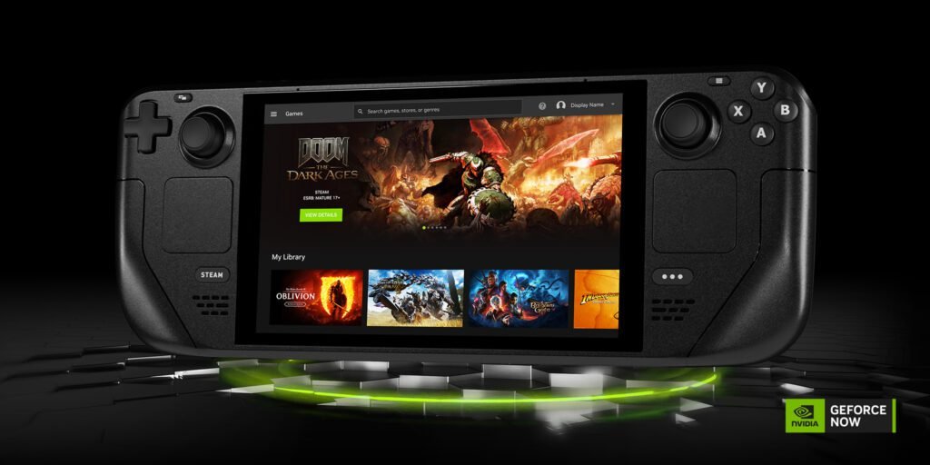GeForce NOW Running on Steam Deck